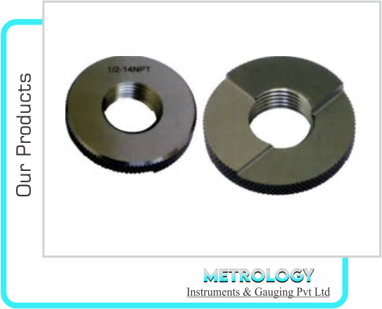 Taper Thread Ring Gauges